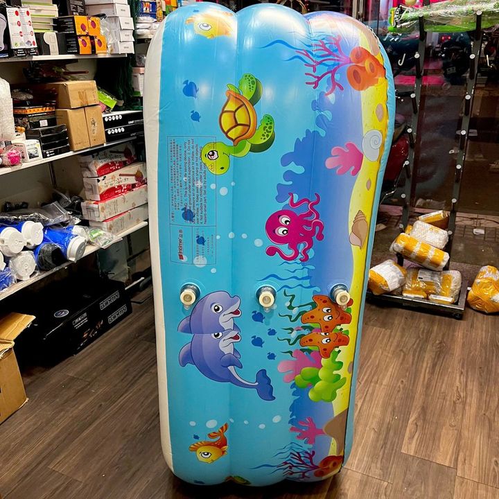 Bế bơi phao bơm 3 tầng cao cấp Intime YT-667 chống trượt an toàn cho bé 210x150x60 cm