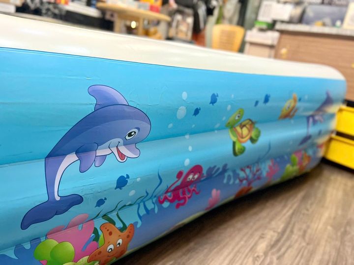 Bế bơi phao bơm 3 tầng cao cấp Intime YT-667 chống trượt an toàn cho bé 210x150x60 cm