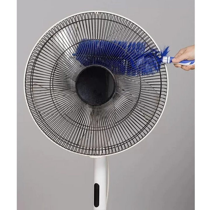 Chổi phủi bụi đa năng màu xanh làm sạch quạt, màn hình, xe máy