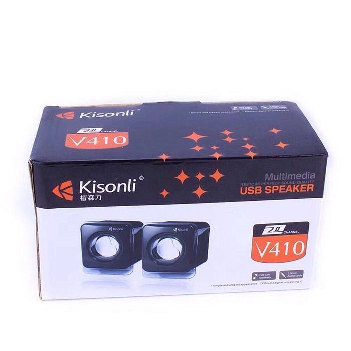 Loa vi tính Kisonli V410 cho PC, laptop, điện thoại