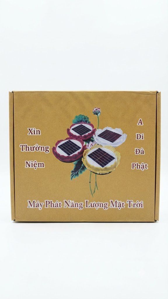 Máy Niệm Phật Hoa Sen Năng Lượng Mặt Trời HY-69, HY-12 (loại Nhỏ)