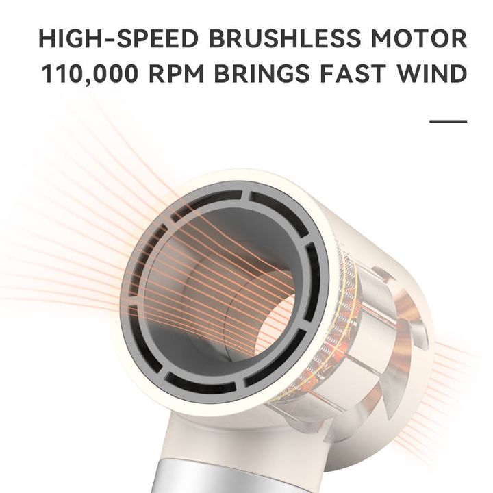 Máy sấy tóc hỗ trợ tạo kiểu tóc đa năng KEMEY KM-6896