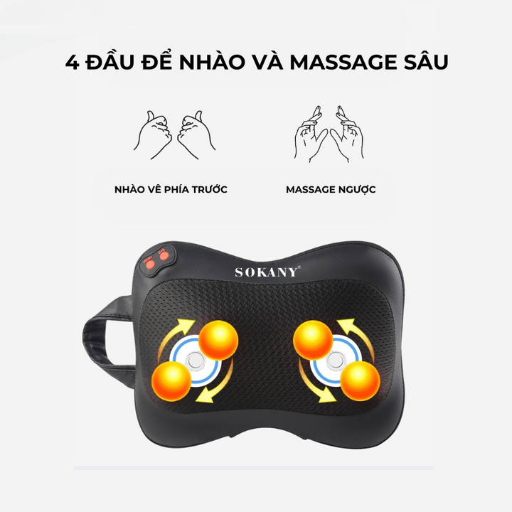 Gối massage cao cấp SOKANY - 14369