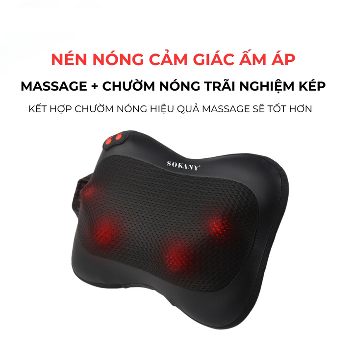 Gối massage cao cấp SOKANY - 14369