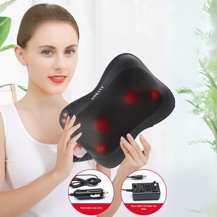 Gối massage cao cấp SOKANY - 14369