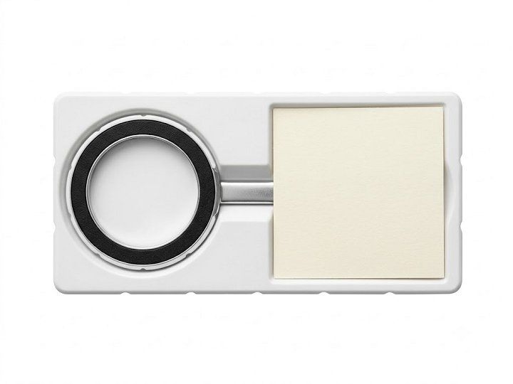 Giá đỡ điện thoại G118 dùng trên ô tô, 1 đầu dán 1 đầu hít nam châm từ tính