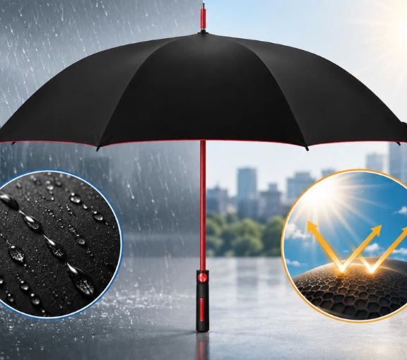 Dù che mưa nắng kích thước lớn chất liệu bền đẹp
