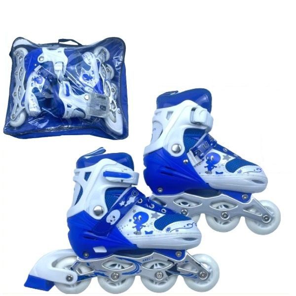 Bộ giày patin trẻ em 902 cỡ M (35–38) – màu xanh