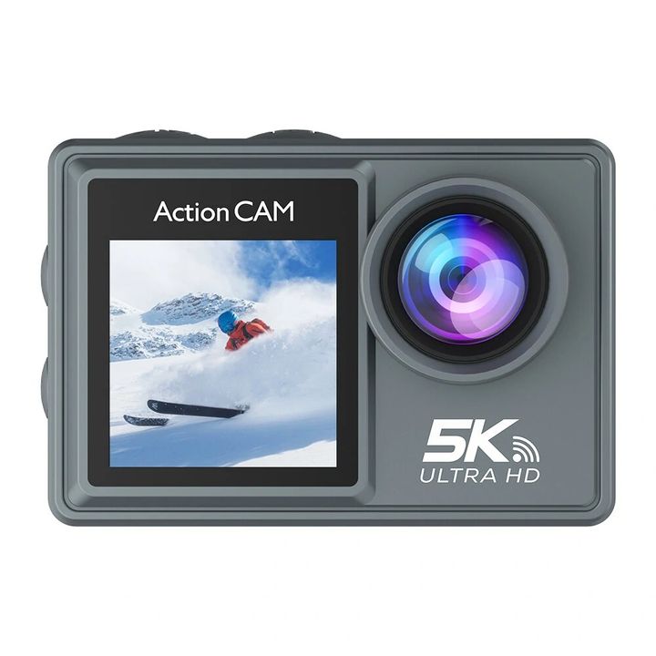 Camera hành trình C6M 5K Ultra HD 2 màn hình cảm ứng kèm 1 micro không dây