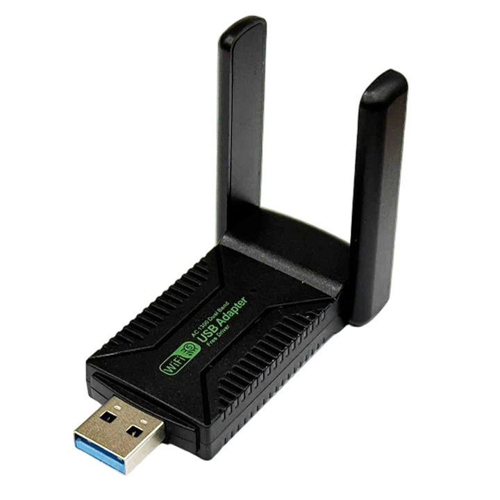 Bộ thu sóng WiFi USB 2 ăng ten AC1800 tốc độ cao cho máy tính