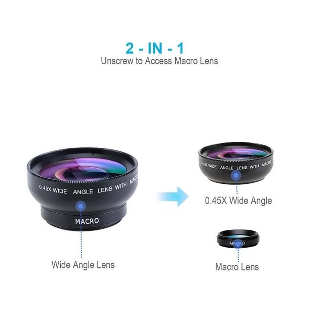 Lens ống kính 0.45x góc rộng giá rẻ