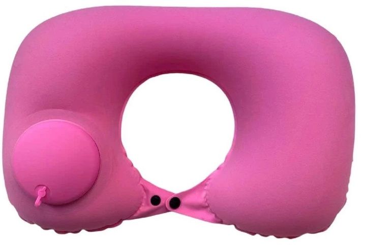 Gối chữ U du lịch tự bơm hơi gấp gọn tiện lợi