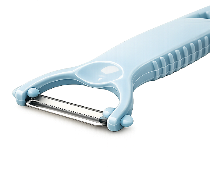 Dụng cụ nạo gọt rau củ 2 đầu, lưỡi inox sắc bén, chất liệu nhựa lúa mạch an toàn