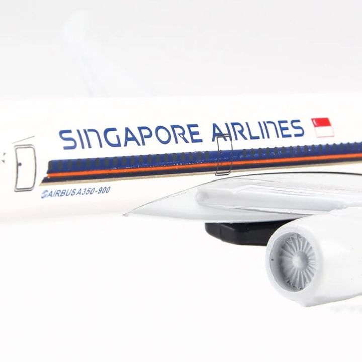 Mô hình Máy bay Singapore Airlines Airbus A350 16cm