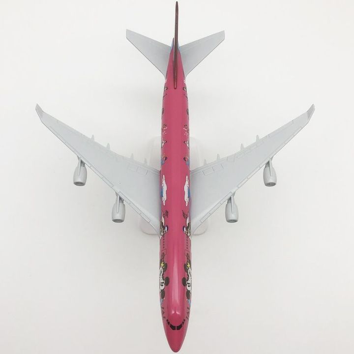 Mô hình Máy bay Japan Airline Phiên bản Disney Đặc Biệt Kỷ Niệm 50th Boeing B747 20cm