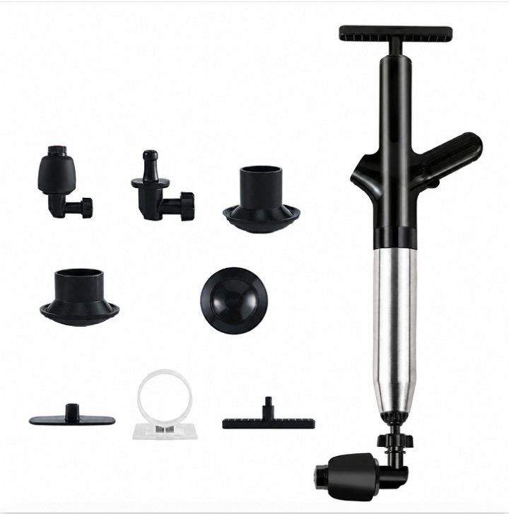 Bơm Thông Tắc Cống Áp Lực Cao Bằng Thép Không Ghỉ Nâng Cấp Đa Năng Thông Bồn Cầu, Lavabo, Chậu Rửa