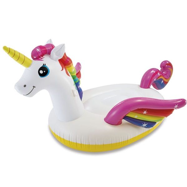 Phao bơi kỳ lân Unicorn khổng lồ 226x173 cm INTEX 57561