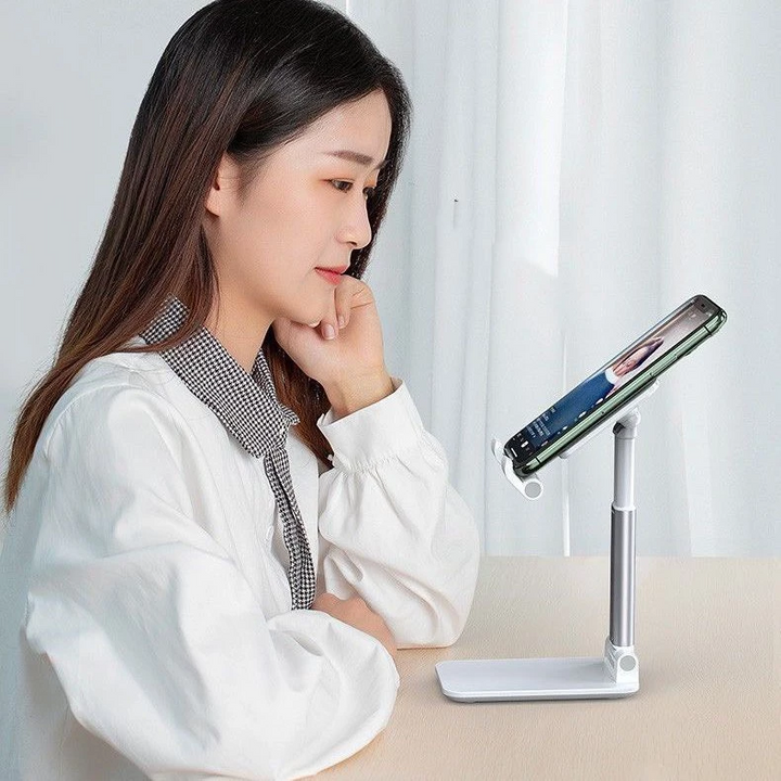 Giá đỡ điện thoại iPad gấp gọn điều chỉnh góc nghiêng