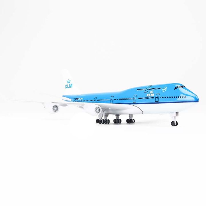 Mô hình Máy bay KLM Royal Dutch Airlines Boeing B747 20cm