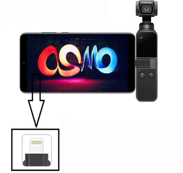 Phụ kiện kết nối nhanh cổng Lightning với máy quay cầm tay DJI Pocket 3