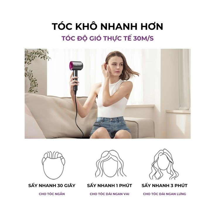 Máy sấy tóc 2 chiều nóng lạnh SOKANY SKN-13824