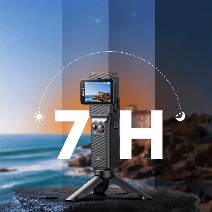 Camera hành Động SJCAM C400 Bản Combo tay cầm màn hình lật xoay Pocket