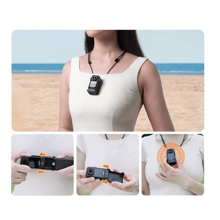 Camera hành Động SJCAM C400 Bản Combo tay cầm màn hình lật xoay Pocket