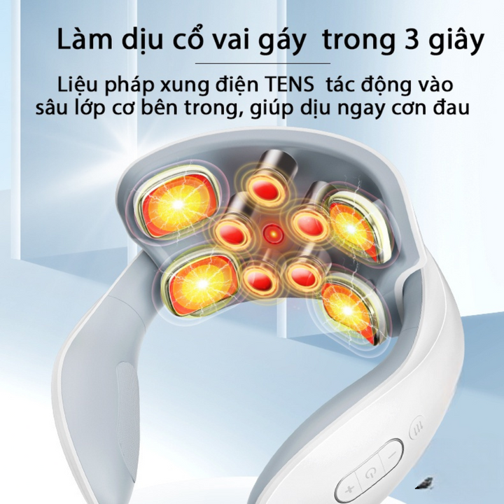 Máy massage cổ vai gáy xung điện 5 điểm rung ALIZZ AL-13605