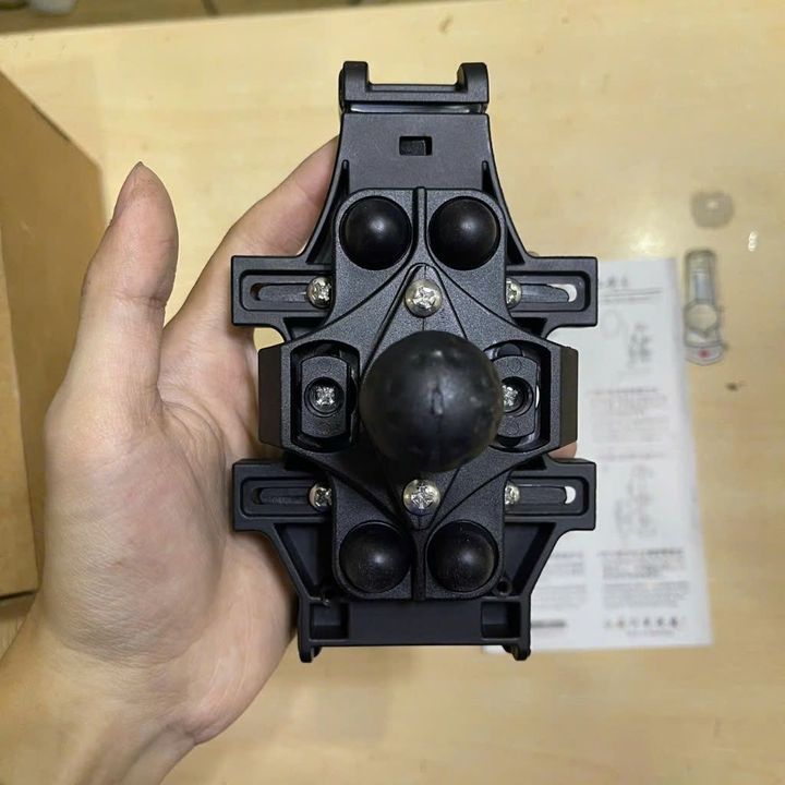 Giá đỡ điện thoại chống sốc JDR chân ốc vít khớp cầu đầu bi M10*1.25