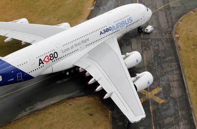 Mô hình máy bay Airbus A380 Original 16cm Everfly