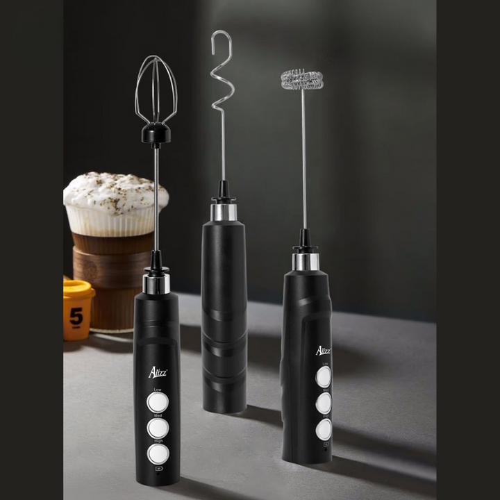 Máy tạo bọt & đánh trứng 3 đầu thay đa năng ALIZZ AL-14495