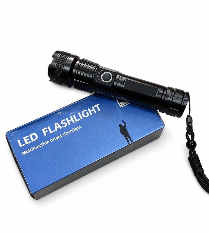 Đèn Pin Siêu Sáng LED X80 Có 4 Chế Độ Sáng, Dùng Pin Sạc