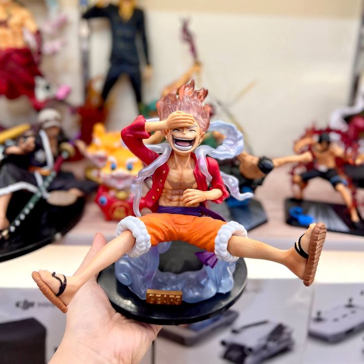 Mô hình One Piece Nhân vật Monkey D Luffy Gear 5 Trạng Thái Thức Tỉnh Nika thần Mặt Trời
