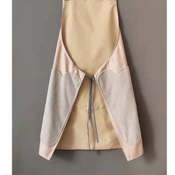 Tạp dề họa tiết hoa & thỏ tone hồng dễ thương