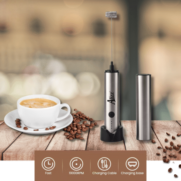 Máy tạo bọt sữa & đánh trứng 3 đầu đa năng ALIZZ AL-13578