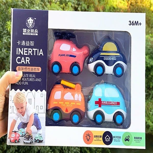Bộ Combo Mô hình 4 xe đồ chơi cho trẻ em