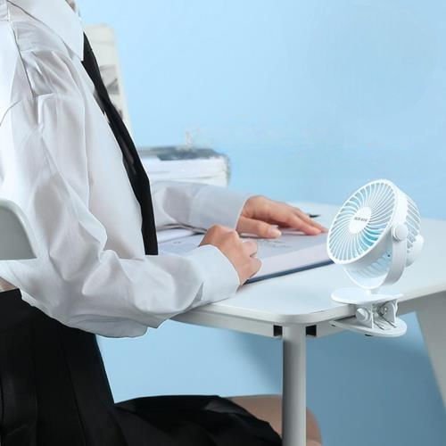 Quạt kẹp hoặc để bàn AUX 4000 mAh không gây tiếng ồn để bàn làm việc