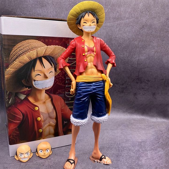 Mô hình One Piece Nhân vật Luffy Mặt Cười 25cm