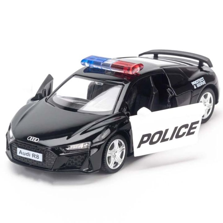 Mô hình Xe Audi R8 Coupe Police 1:36