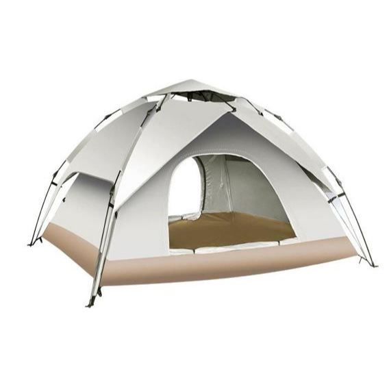 Lều Cắm Trại Tự Bung Phủ Bạc Chống Nắng Chống Nước 220x200x135 cm Cho 3 – 4 Người