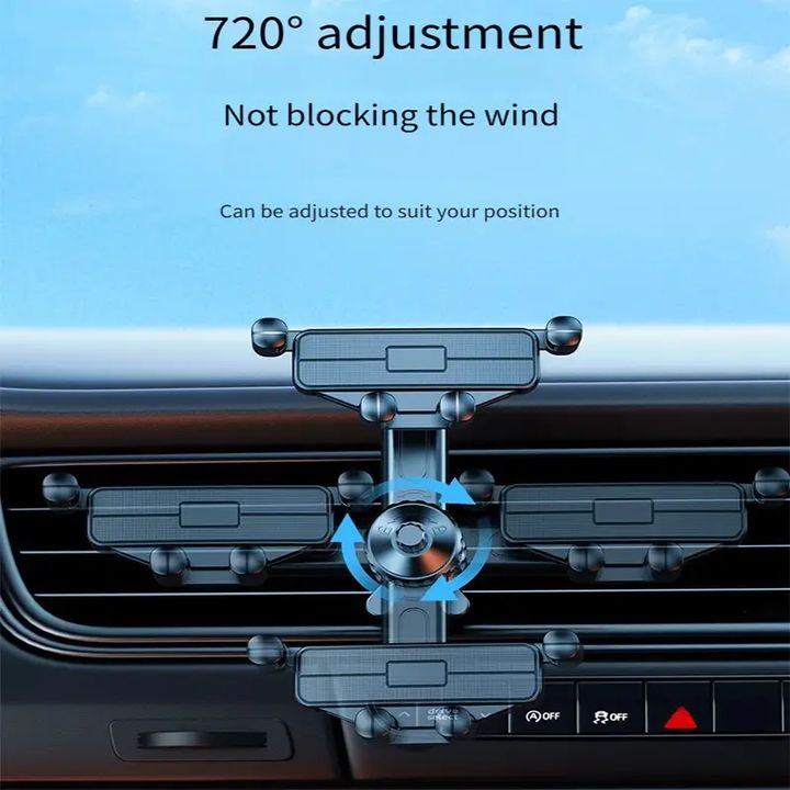 Giá đỡ điện thoại kẹp cửa gió điều hòa ô tô đa hướng M-Y2