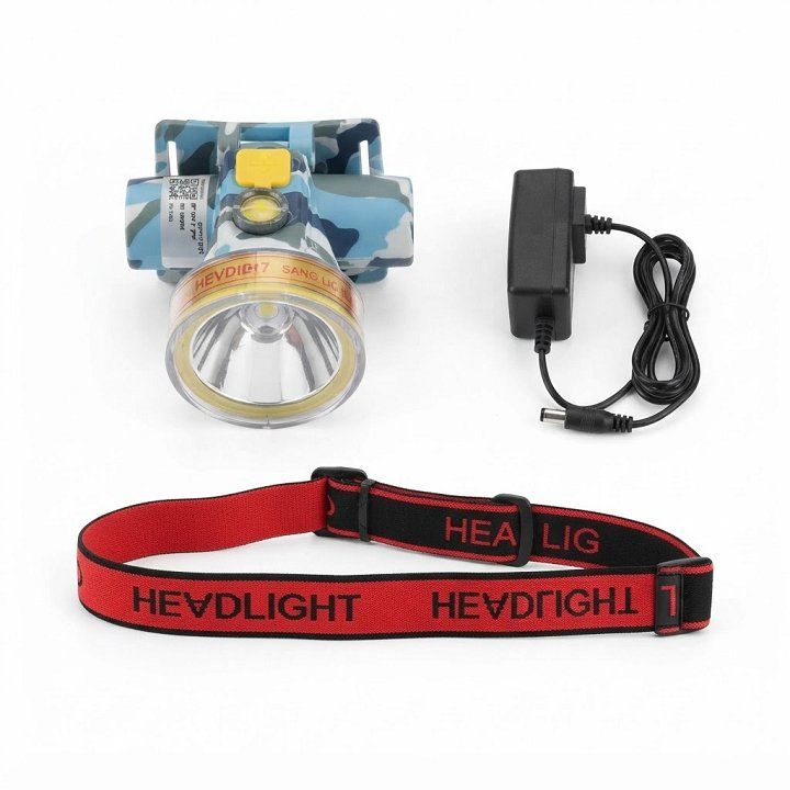 Đèn pin đội đầu DQ PFL17 R (Pin Lithium, 2.5W, màu thủy quân)