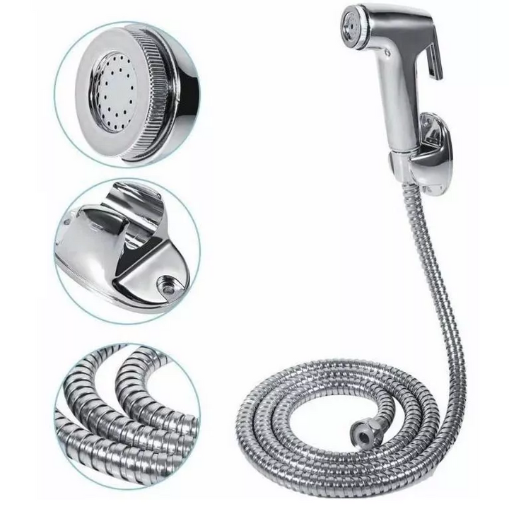 Bộ vòi xịt vệ sinh bồn cầu kèm dây tiện dụng