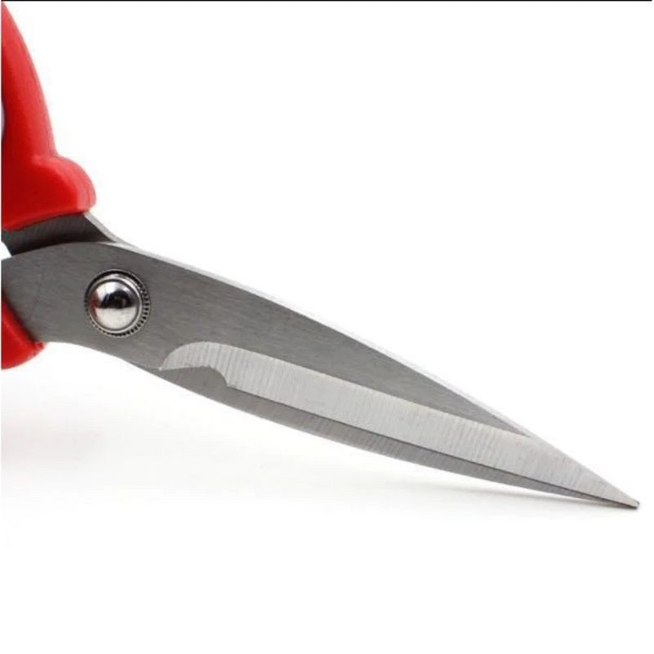 Kéo nhà bếp đa dụng tay cầm đỏ bền chắc dễ sử dụng