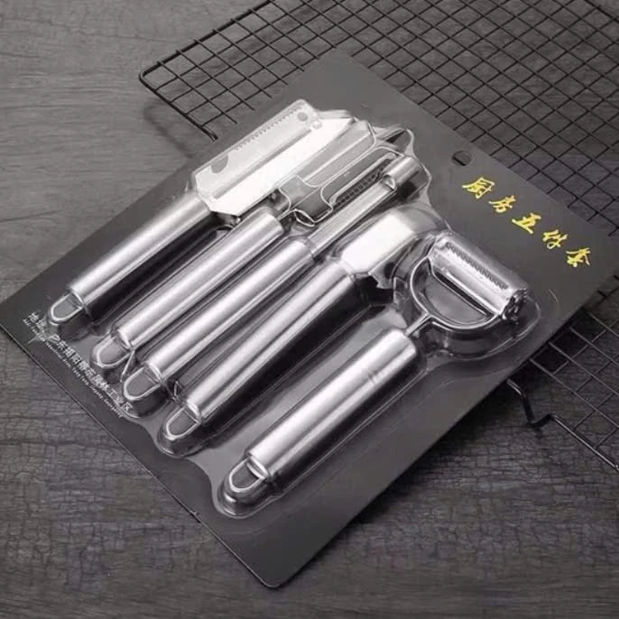 Bộ dao bào rau củ 5 chi tiết đa năng cho nhà bếp