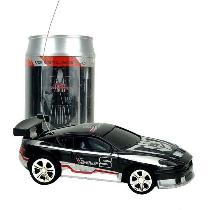 Xe hơi mini trong lon Coke điều khiển từ xa drift đua 1:58 