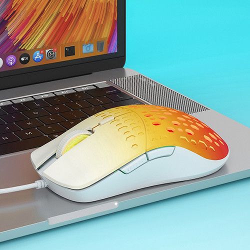 Chuột có dây Gaming AULA S11 Pro - Màu Vàng