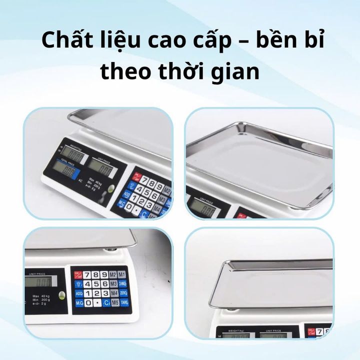 Cân điện tử bán hàng đa năng 40kg SKN-14897