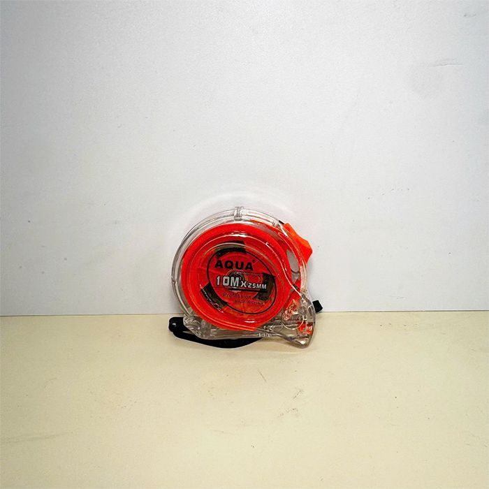 Thước đo kéo dài 10 mét (trong) thiết kế bảng lớn màu cam/ xanh/ vàng