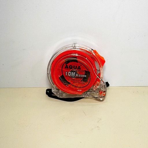 Thước đo kéo dài 10 mét (trong) thiết kế bảng lớn màu cam/ xanh/ vàng